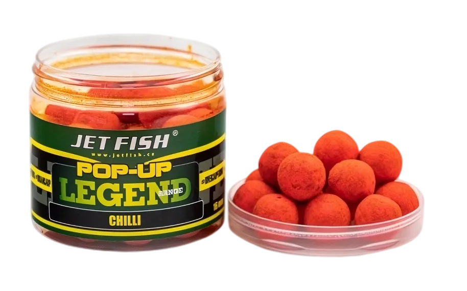 Jet Fish Plovoucí Boilie Legend Range Chilli Hmotnost: 60g, Průměr: 16mm