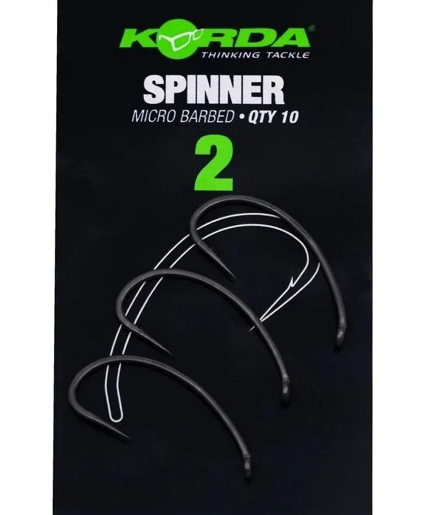 Korda Háčky Bez Protihrotu Spinner B Velikost háčku: #2