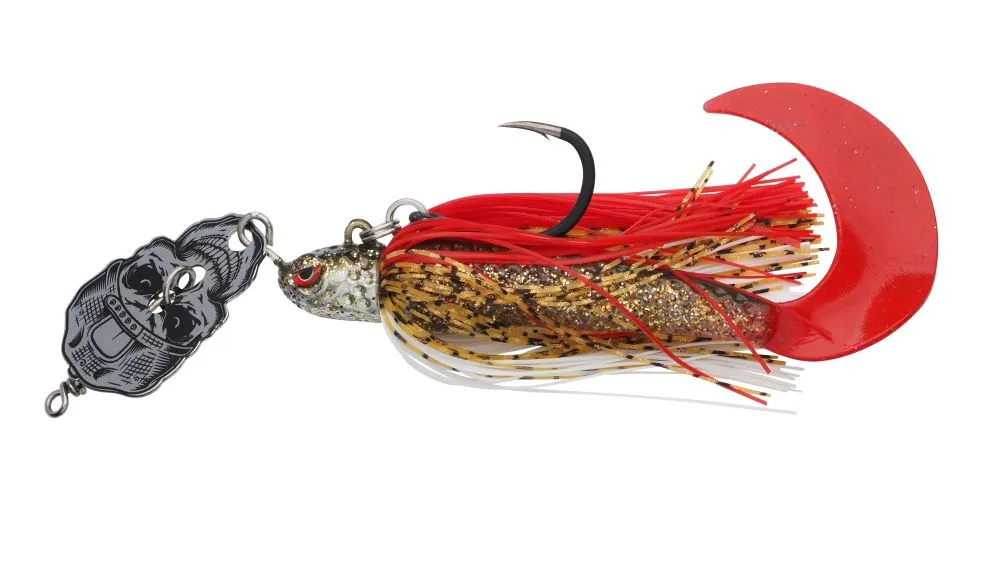 Madcat třpytka skull blade jig xl sinking salt n pepper - 18 cm 75 g