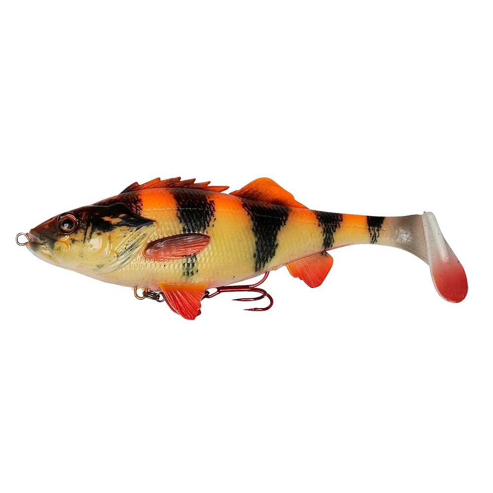 Savage Gear Gumová Nástraha 4D Perch Shad Slow Sink 12,5cm 23g Barva: Albino
