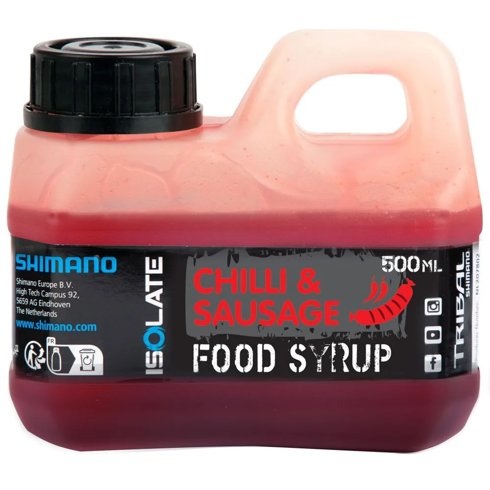 Shimano booster isolate food syrup attractant chilli sausage 500 ml