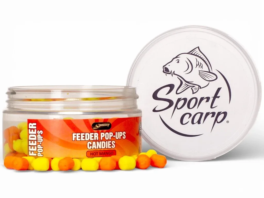 SportCarp Plovoucí Nástrahy Feeder Candies Hot Mango 8mm 75ml Průměr: 8mm, Objem: 75ml