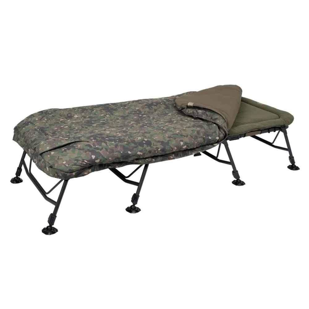 Trakker Rybářské lehátko RLX 8 Wide Camo Bed System