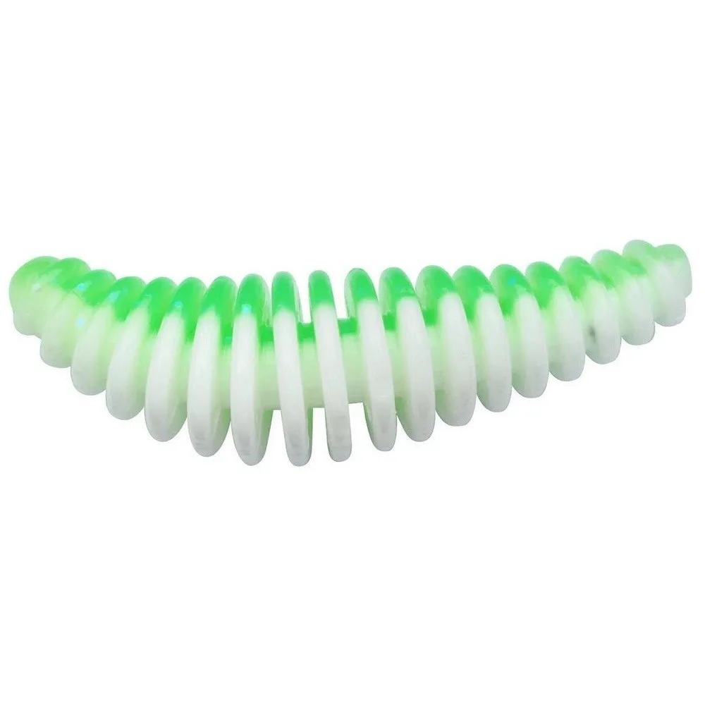 Berkley Gumová Nástraha PowerBait Power Pupa Spring Green White Délka: 4,5cm, Počet kusů: 8ks