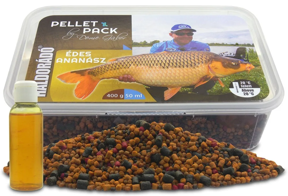 Haldorádó pelety pellet pack by döme gábor 400 g + 50 ml aroma - sladký ananas