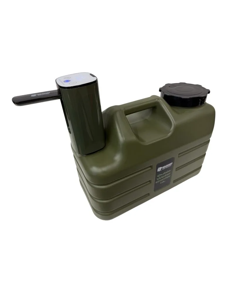 Holdcarp Set Automatická Pumpa Digital Rechargeable Tap + Cubic Water Carrier 11L