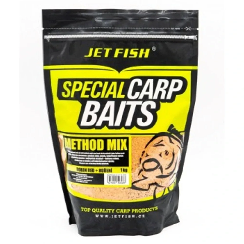 Jet Fish Method Mix Robin red + Koření 1kg Varianta: Robin Red + Koření