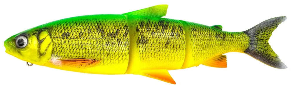 Savage gear gumová nástraha 3d line thru whitefish moderate sinking fire whitefish - 22 cm 107 g
