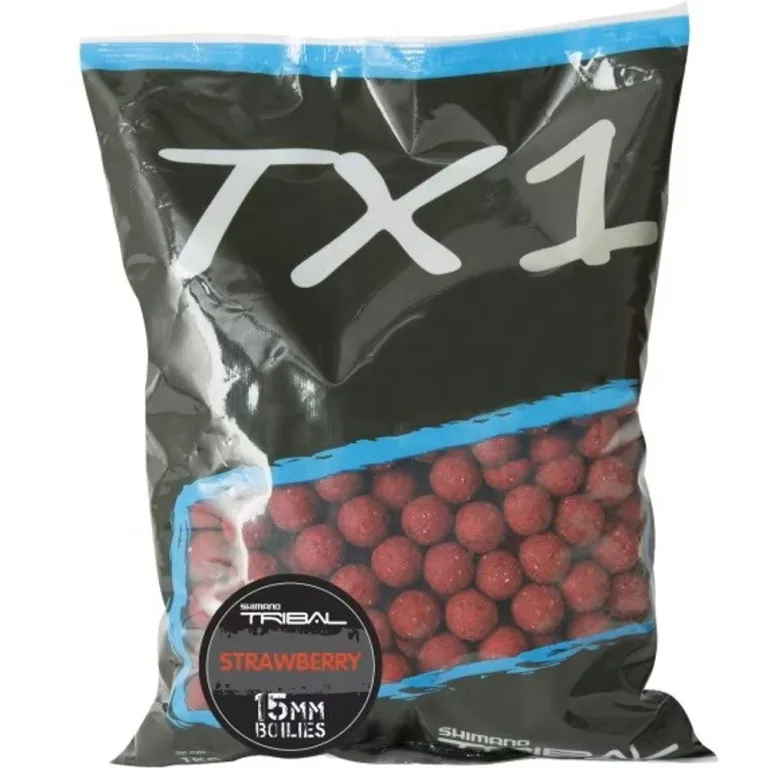 Shimano Boilies TX1 Strawberry - 20mm 1kg