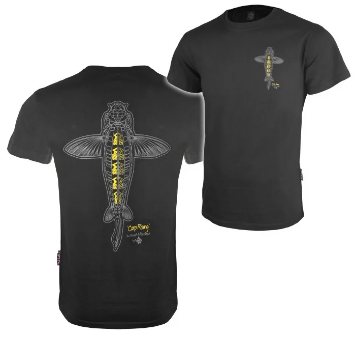 Vass tričko carp rising t-shirt black - xxl