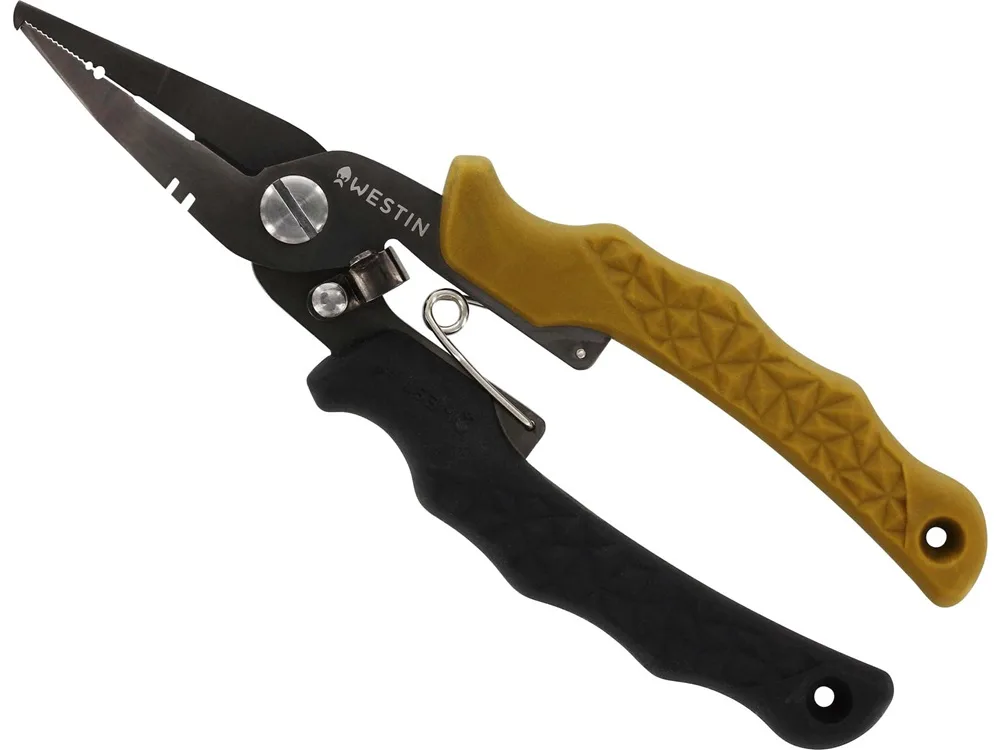 Westin kleště hd split ring pliers black sand - 16 cm