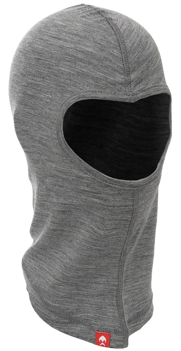 Westin kukla merino wool balaclava charcoal grey melange