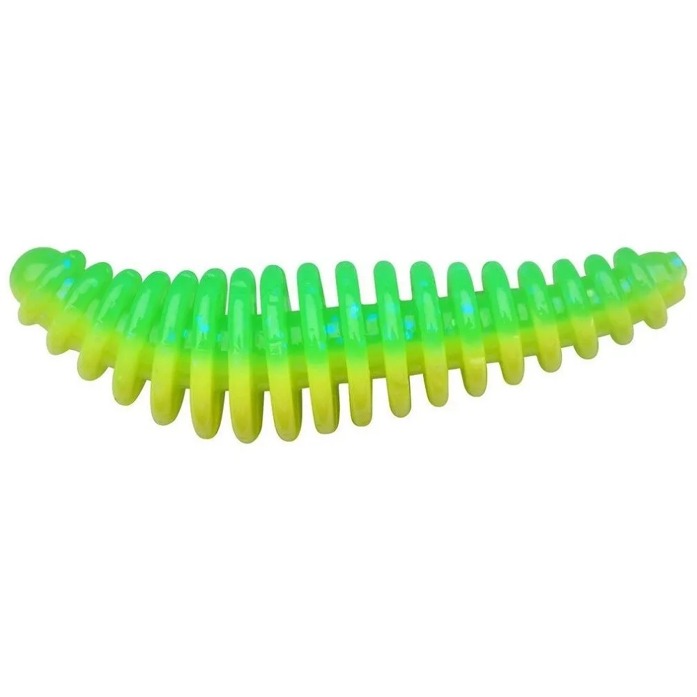 Berkley Gumová Nástraha PowerBait Power Pupa Spring Green Sunshine Yellow Délka: 4,5cm, Počet kusů: 8ks
