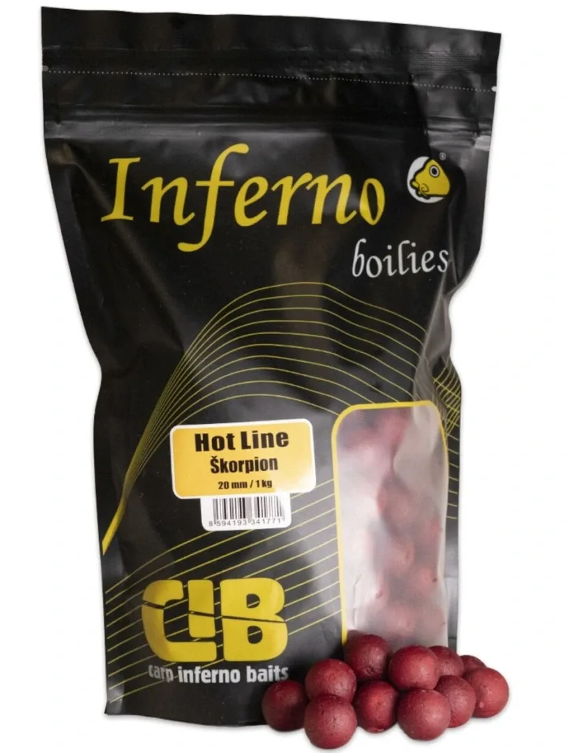 Carp Inferno Boilies Hot Line Škorpion Hmotnost: 1kg, Průměr: 20mm