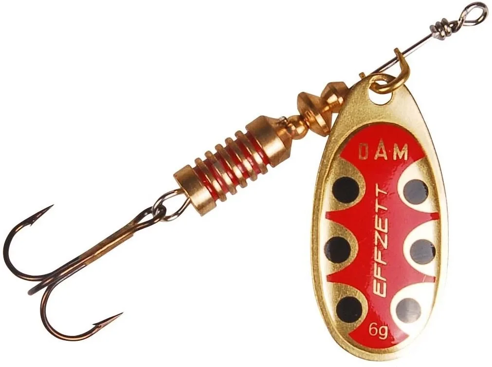 Dam Třpytka Effzett Standard Spinner Copper Black Dot Hmotnost: 12g, Velikost: #5