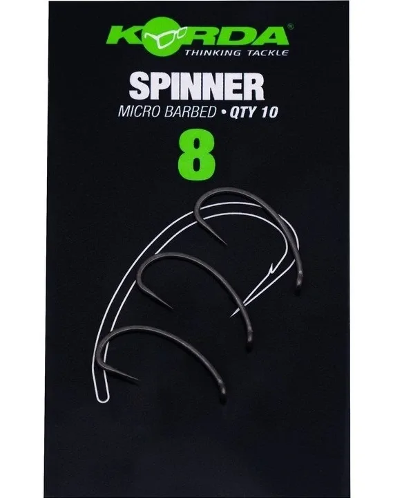 Korda Háčky Bez Protihrotu Spinner B Velikost háčku: #8