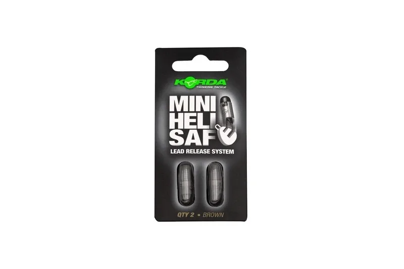Korda Montáž Mini Heli Safe Lead Release System 2ks Barva: Brown (hnědá)