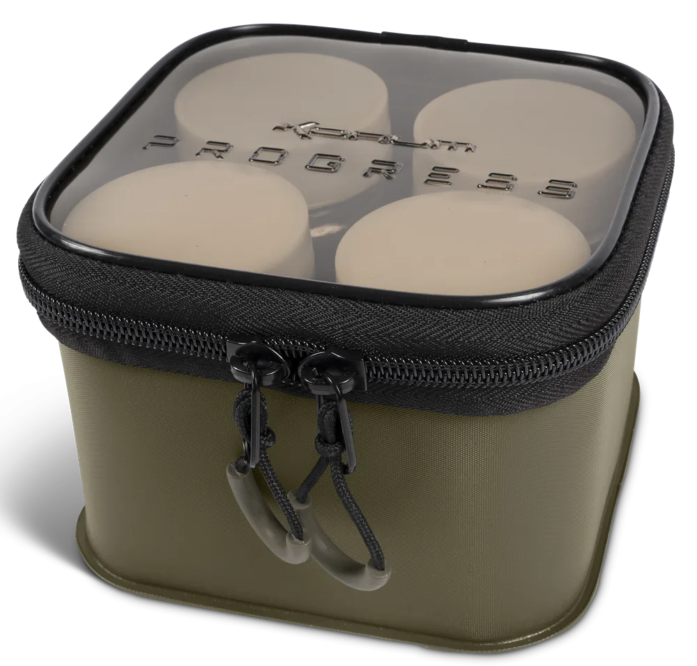 Korum pouzdro progress eva hookbait pouch 4 tub