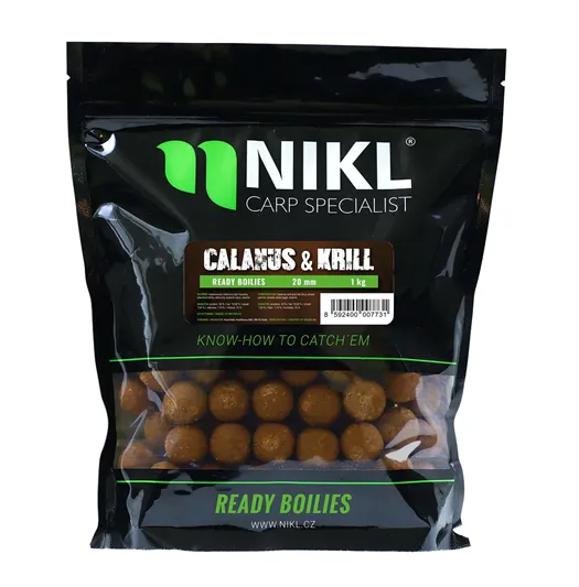 Nikl boilie ready calanus & krill - 250 g 20 mm