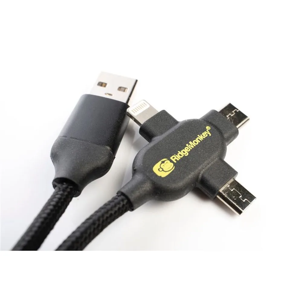 RidgeMonkey Napájecí kabel Vault USB-A to Multi Out Cable 2m