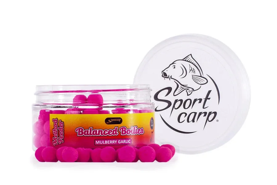Sportcarp Method Feeder Balanced Boilies 9mm Příchuť: Mulberry & Garlic