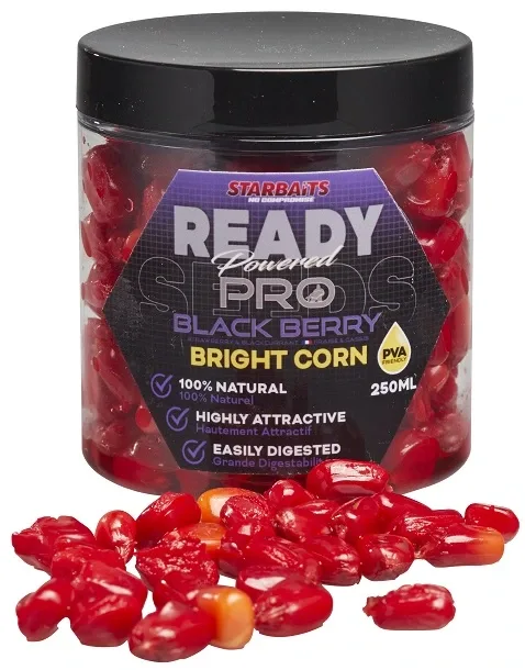 Starbaits Kukuřice Ready Seeds Bright Corn 250ml Příchuť: Pro Blackberry