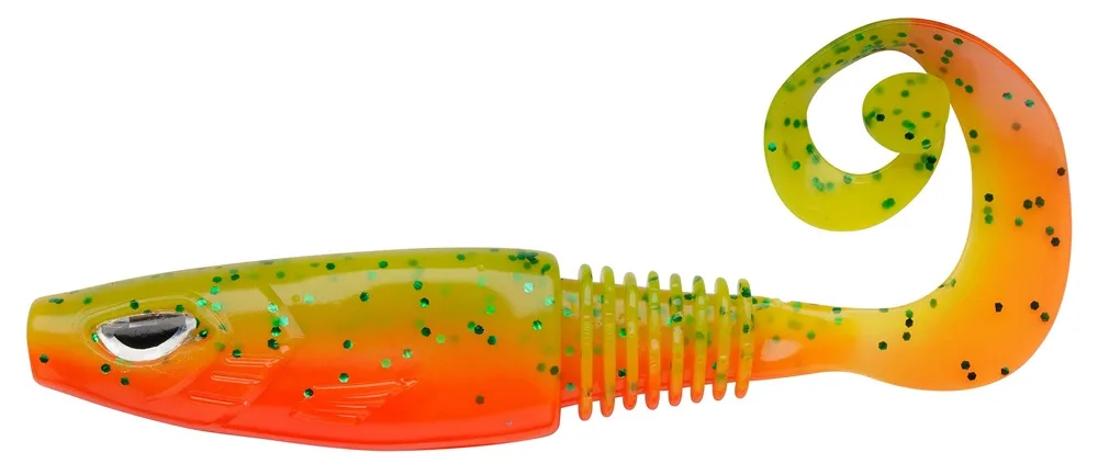 Berkley gumová nástraha sick curl greenback tomato - 12 cm