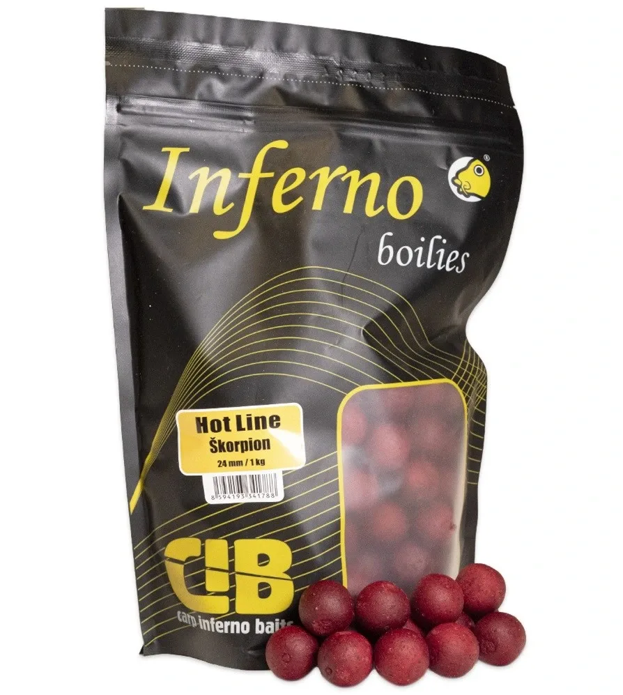 Carp Inferno Boilies Hot Line Škorpion Hmotnost: 1kg, Průměr: 24mm