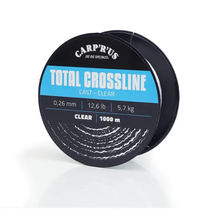 Carp´R´Us Vlasec Total Crossline Cast Clear 1000m - 0,23mm 4,7kg – Carp ´R´ Us