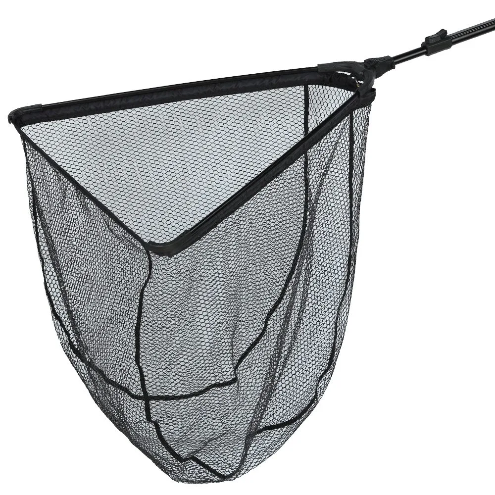 Giants fishing Plovoucí podběrák s pogumovanou síťkou Deluxe 220cm 70x70cm
