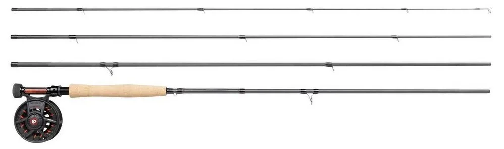 Greys muškařský set fin euro nymph fly combo prut 11 ft naviják 3/4 šňůra euro 3w