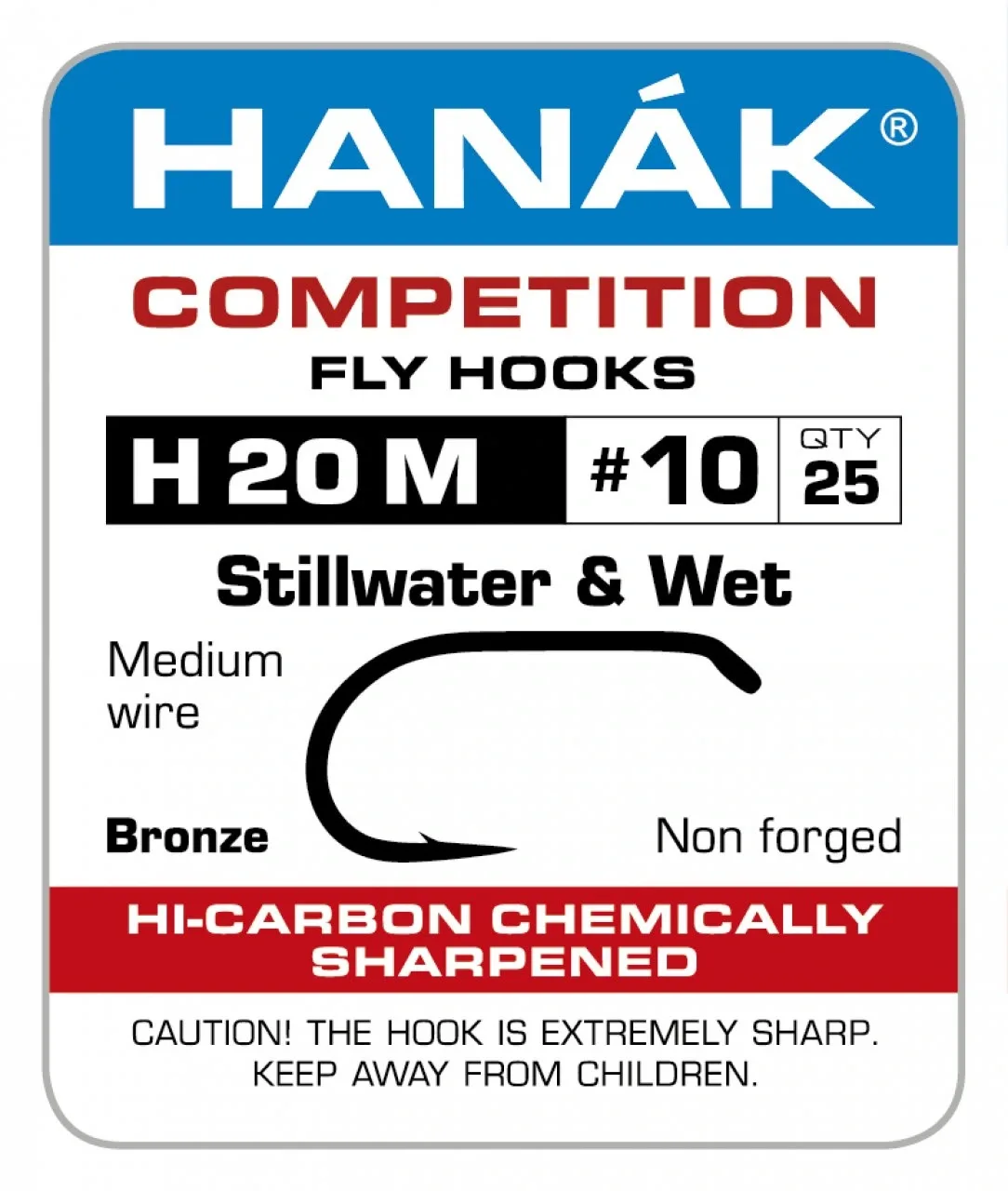 Hanák Competition Hanák Háčky H20M Stillwater & Wet Velikost háčku: #6