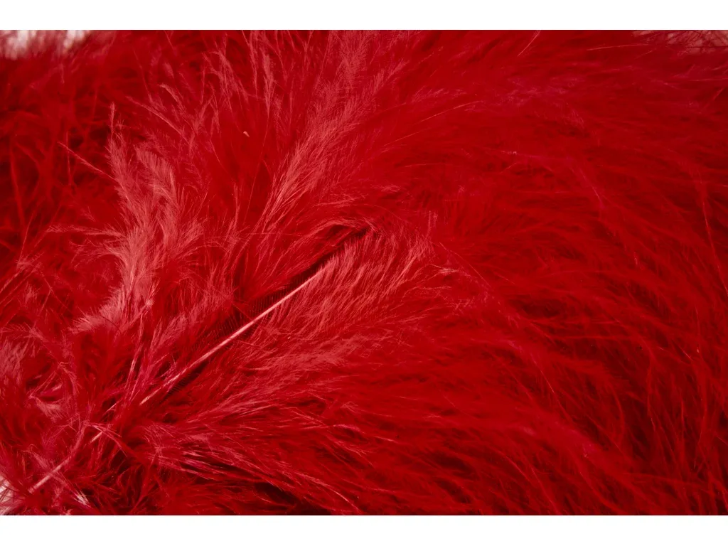 Hends Peří Marabou Red