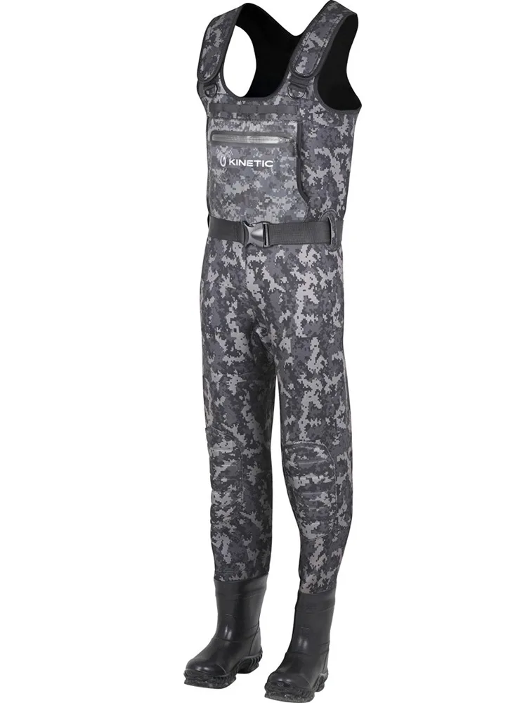 Kinetic neoprenové prsačky neorush bootfoot felt grey camo - eu 44-45 (uk 9-10)