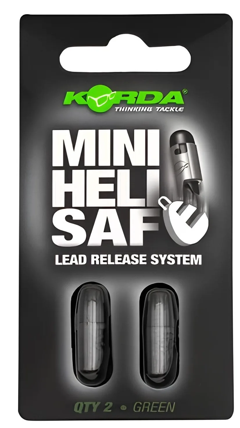 Korda Montáž Mini Heli Safe Lead Release System 2ks Barva: Green (zelená)