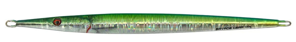 Savage gear 3d needle jig blue green - 19 cm 80 g
