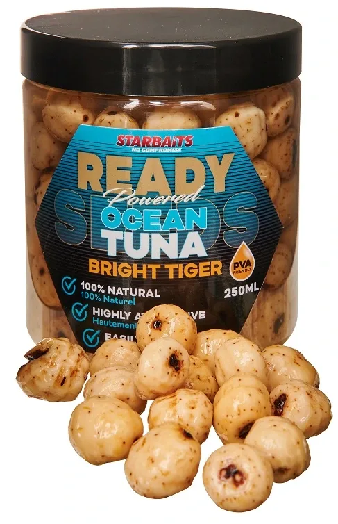 Starbaits Partikl Ready Seeds Bright Tiger 250ml Příchuť: Ocean Tuna