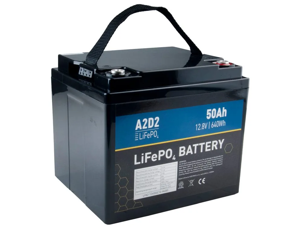 A2D2 Baterie LiFePO4 12,8V 50Ah M6 Gotion cells