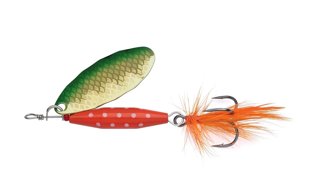 Abu garcia třpytka reflex red sinking green flash - 6,5 cm 18 g