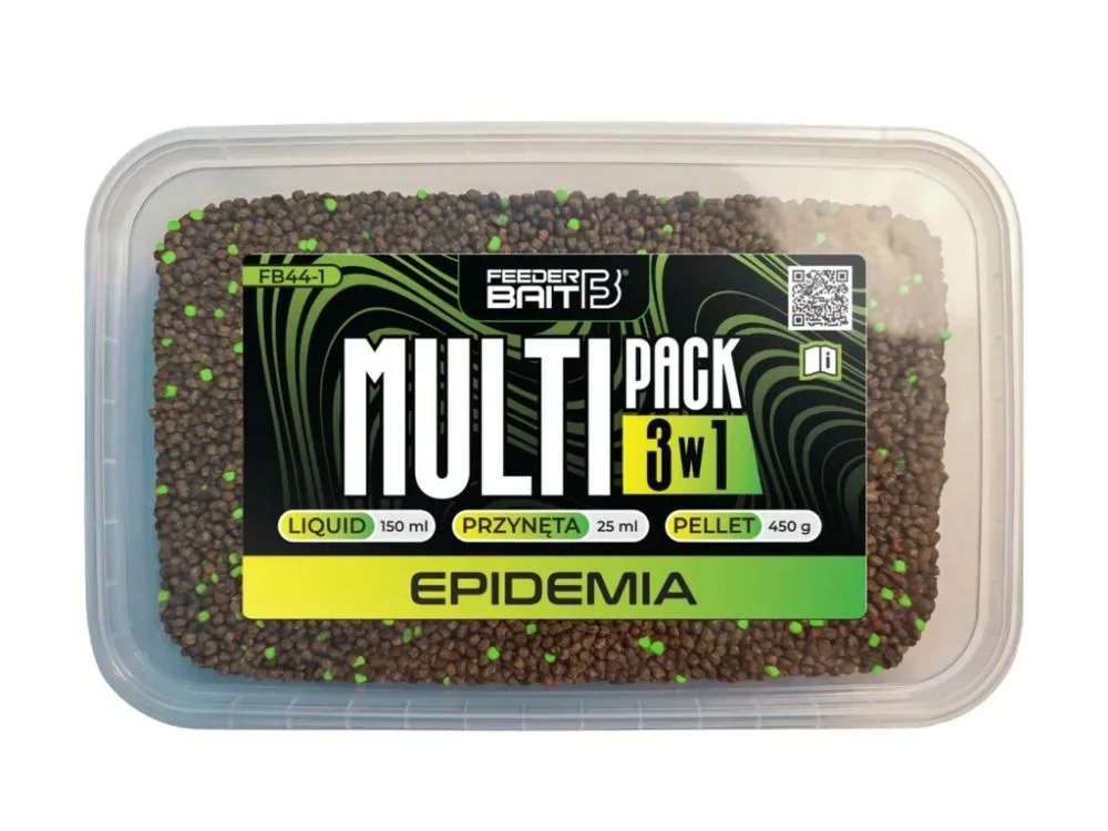 Feederbait set pelet + wafters mini twister + liquid multipack 3w1 450 g - epidemia csl