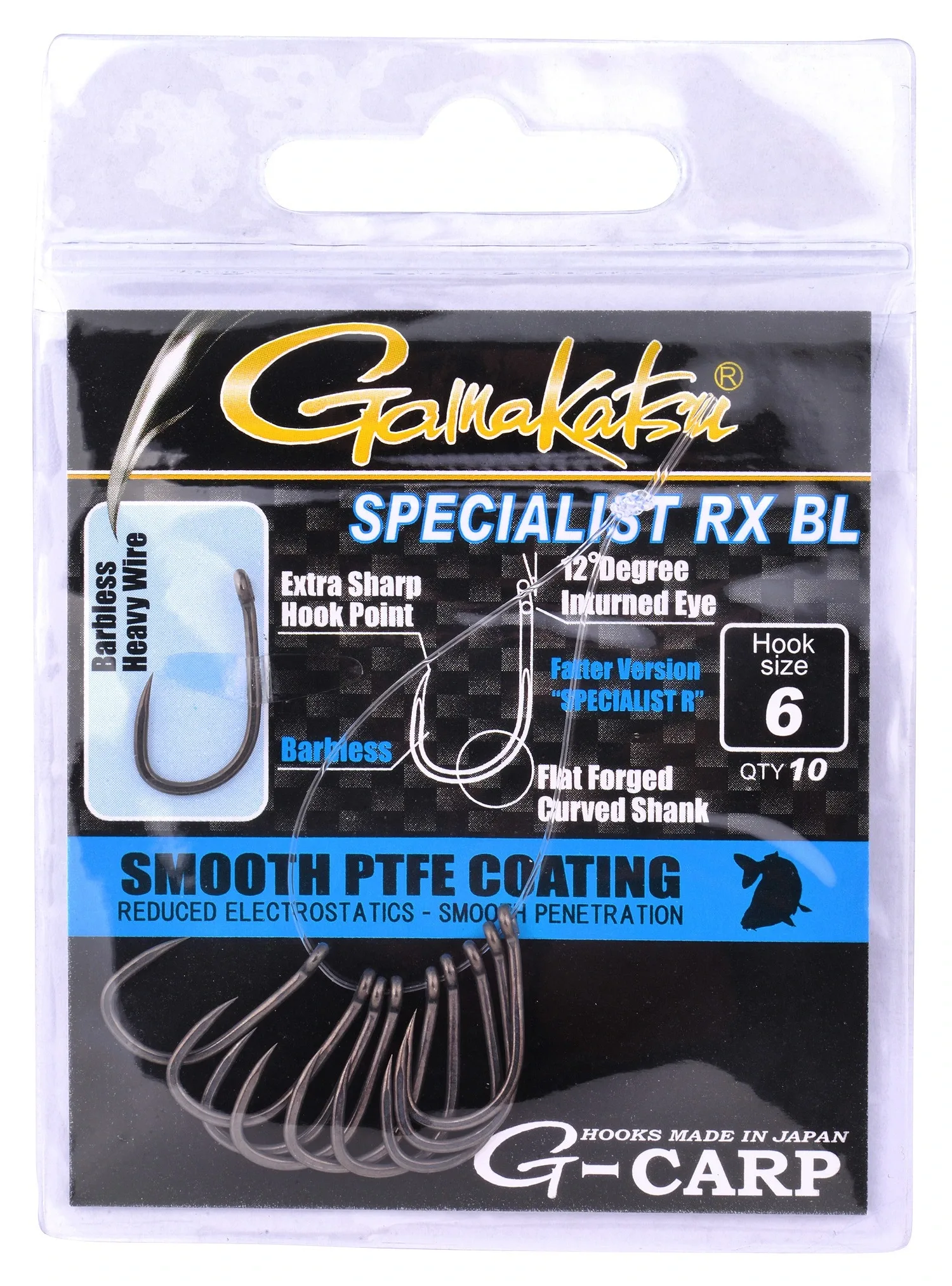 Gamakatsu Bezhrotový Háček SPECIALIST RX BL Velikost háčku: #6