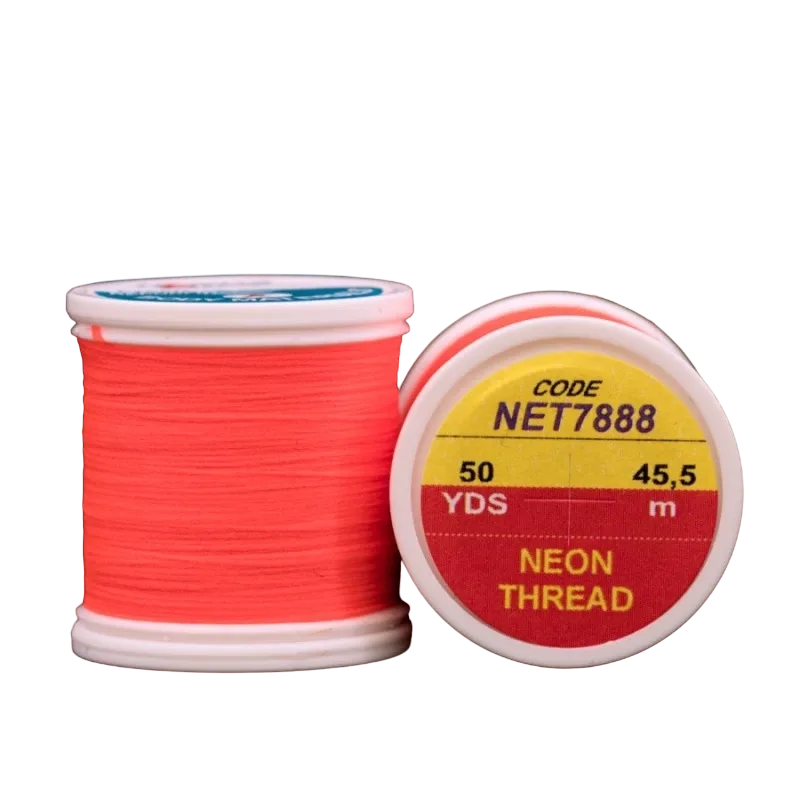 Hends Nit UV Neon Threads Hot Redorange Fluo