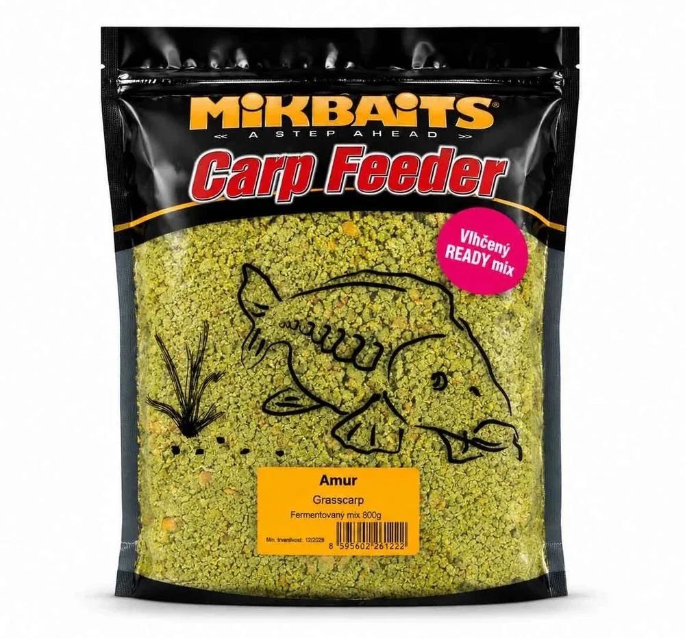 Mikbaits fermentovaný vlhčený ready mix 800 g - amur