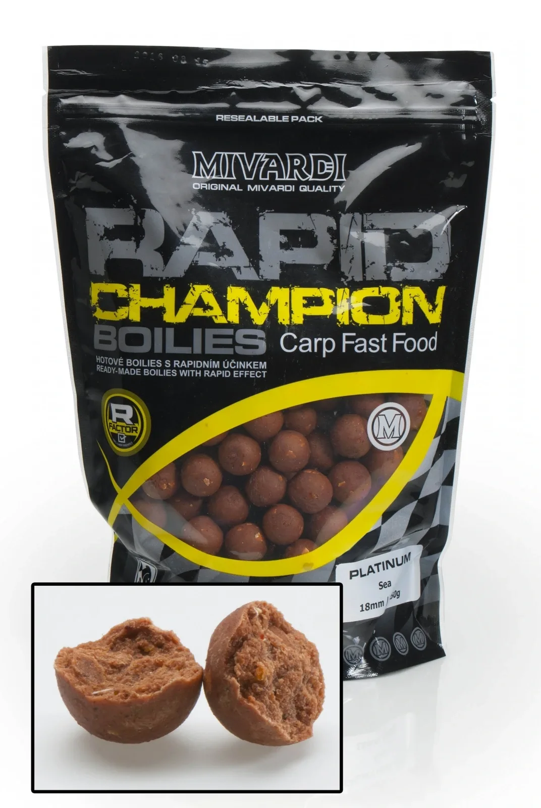 Mivardi Boilies Rapid Champion Platinum Sea Hmotnost: 3,3kg, Průměr: 20mm