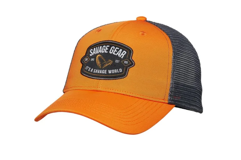 Savage Gear Kšiltovka Badge Trucker Cap Orange