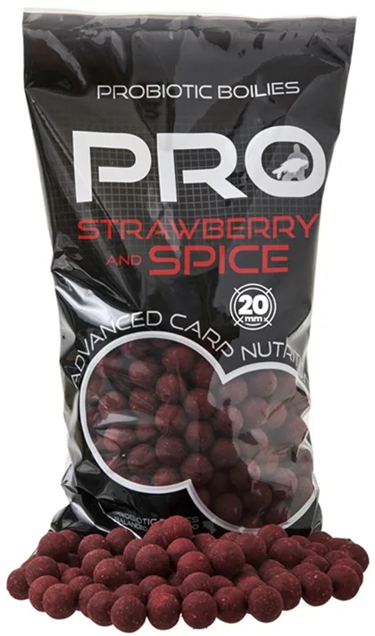 Starbaits boilie pro strawberry spice - 2 kg 14 mm