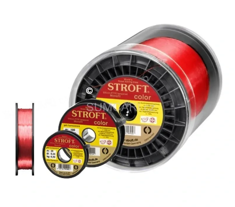 Stroft Vlasec Monofil RED 1m Nosnost: 6,7kg, Průměr: 0,28mm