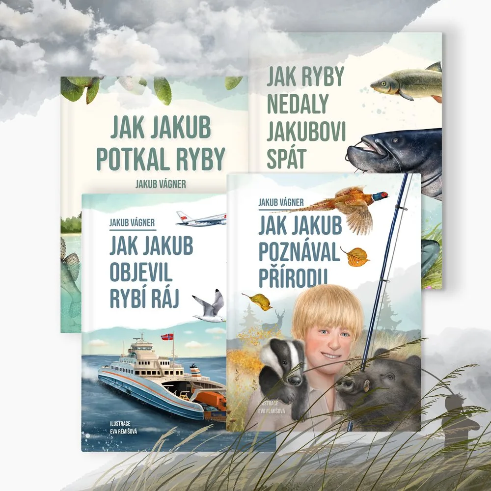 Vagner Knižní série Jakuba Vágnera 4ks – Vagner Fishing
