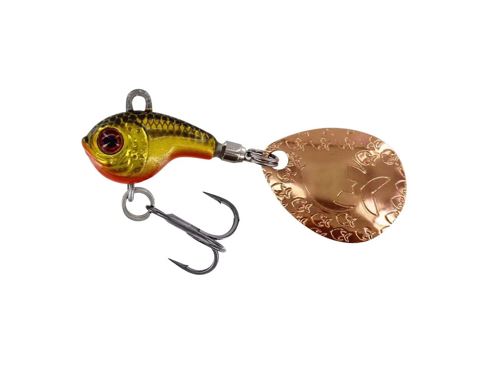 Westin Třpytka DropBite Tungsten Spin Tail Jig Gold Rush Délka: 2,2cm, Hmotnost: 18g