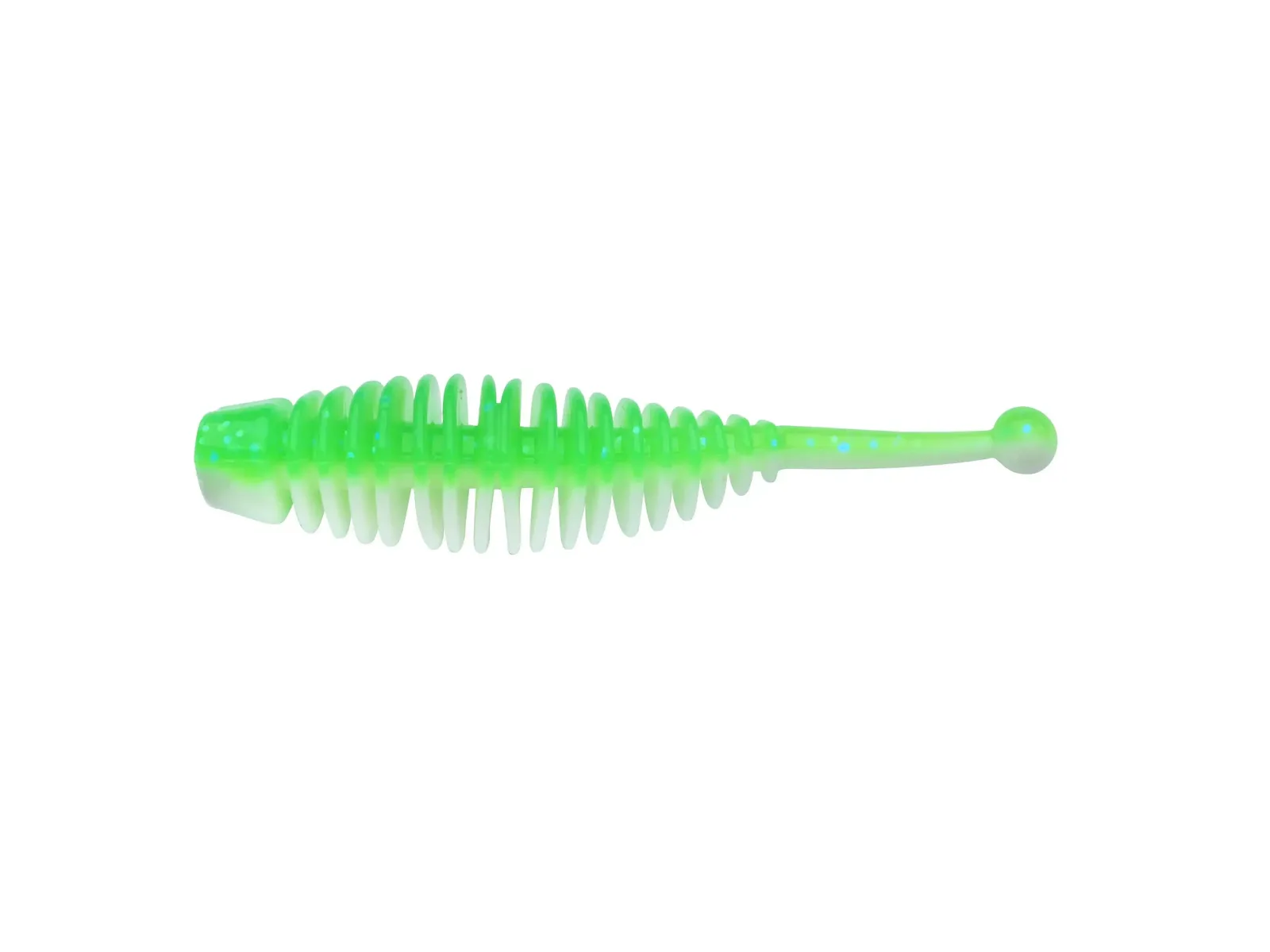 Berkley Gumová Nástraha PowerBait Power Naiad Spring Green White Délka: 3cm, Počet kusů: 12ks